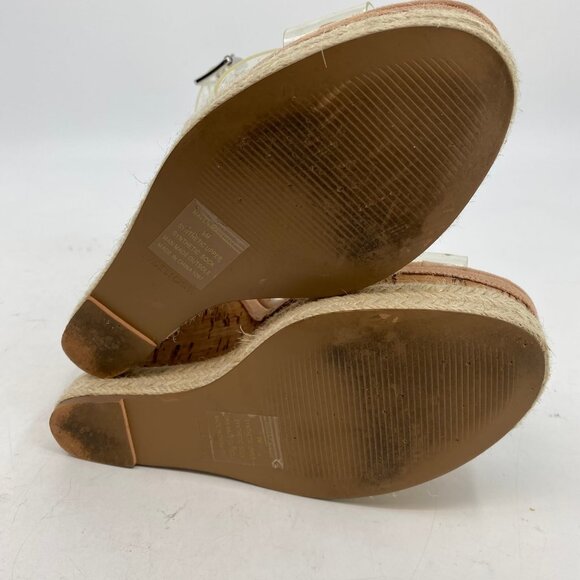 Steve Madden Beige Ultra-High Wedge Sandal | Size 8 - Picture 8 of 9